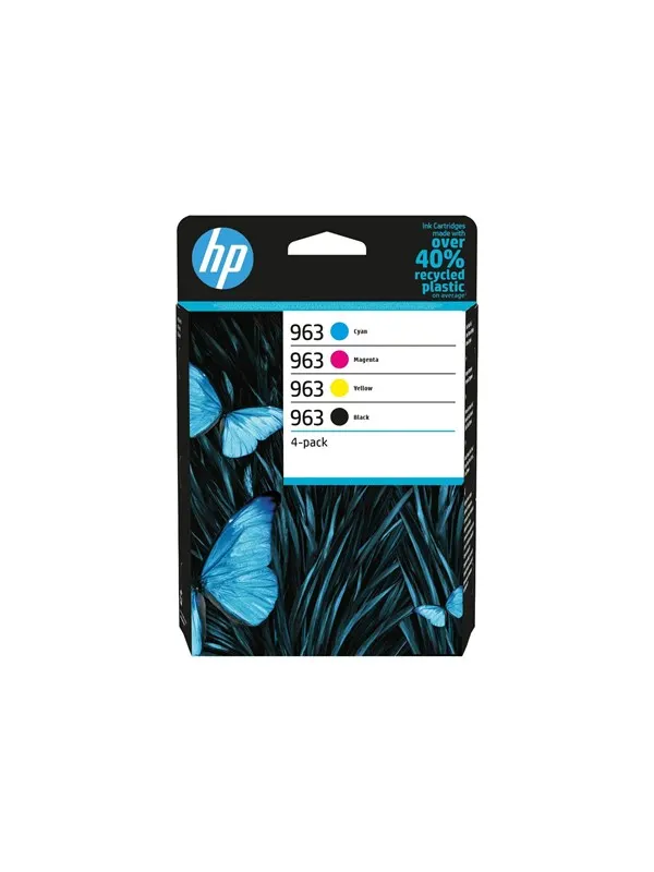 HP 963 / 6ZC70AE 4-Pack Ink (Black Cyan Magenta Yellow)