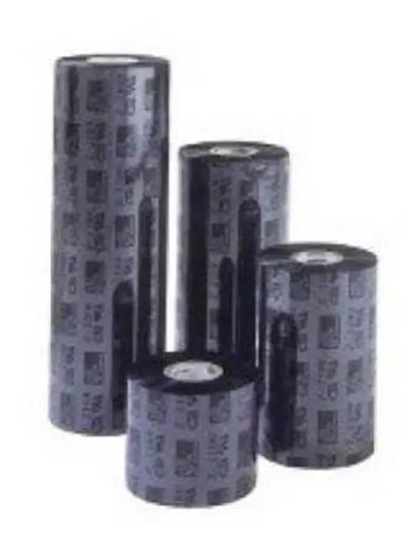 Zebra ribbon 2300 wax - 12-Pack - 110 mm x 74 m - Skriv band Svart
