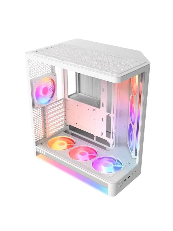 NZXT H6 RGB+ (2026) - All White - Chassi - Miditower - Vit