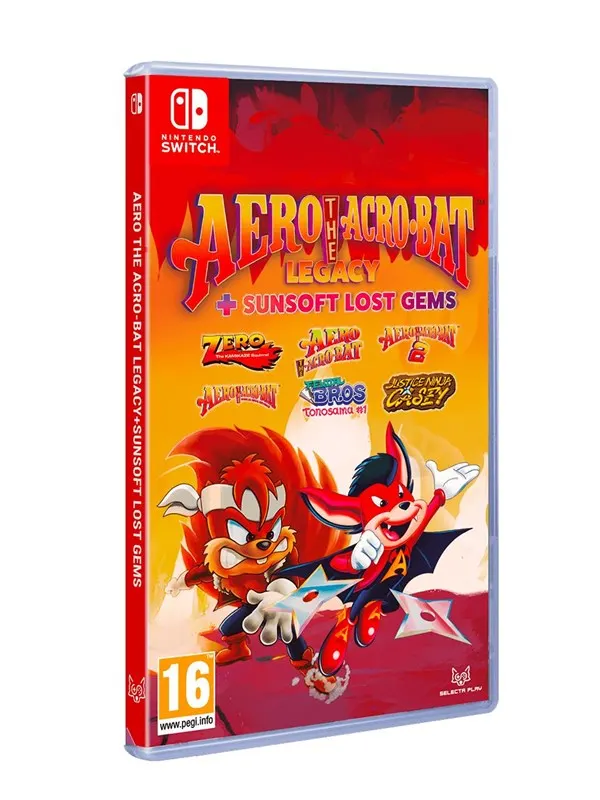 Aero the Acro-Bat Legacy + Sunsoft Lost Gems - Nintendo Switch - Action / äventyr