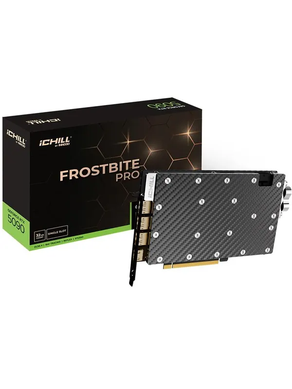 Inno3D GeForce RTX 5090 iCHILL Frostbite Pro - 32GB GDDR7 RAM - Grafikkort
