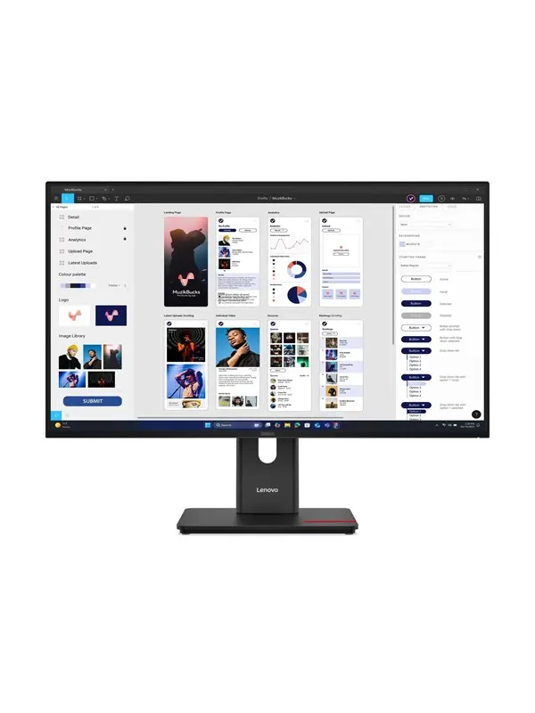 32" Lenovo ThinkVision T32UD-40 - 3840x2160 (4K) - 75Hz - IPS