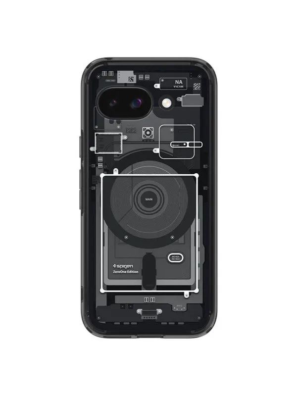 Spigen Ultra Hybrid MagSafe - zero one black - Google Pixel 9a