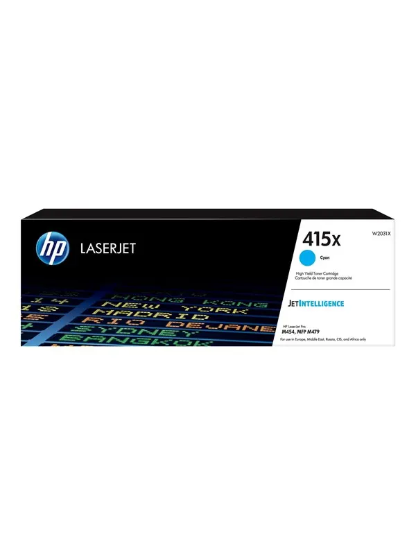 HP 415X / W2031X High Capacity Cyan Toner