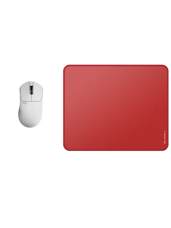 Pulsar Bundle - X3 Mini White + ParaControl Medium v2 Mousepad - Gamingmus - Optic - 6 knappar - Vit