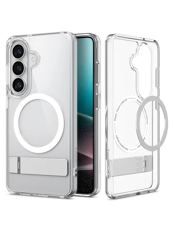 Spigen Ultra Hybrid S MagSafe - clear white - Samsung Galaxy S26