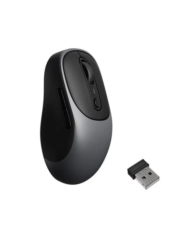 Keychron BM24 Wireless Mouse - Mouse - Optic - 6 knappar - Grå