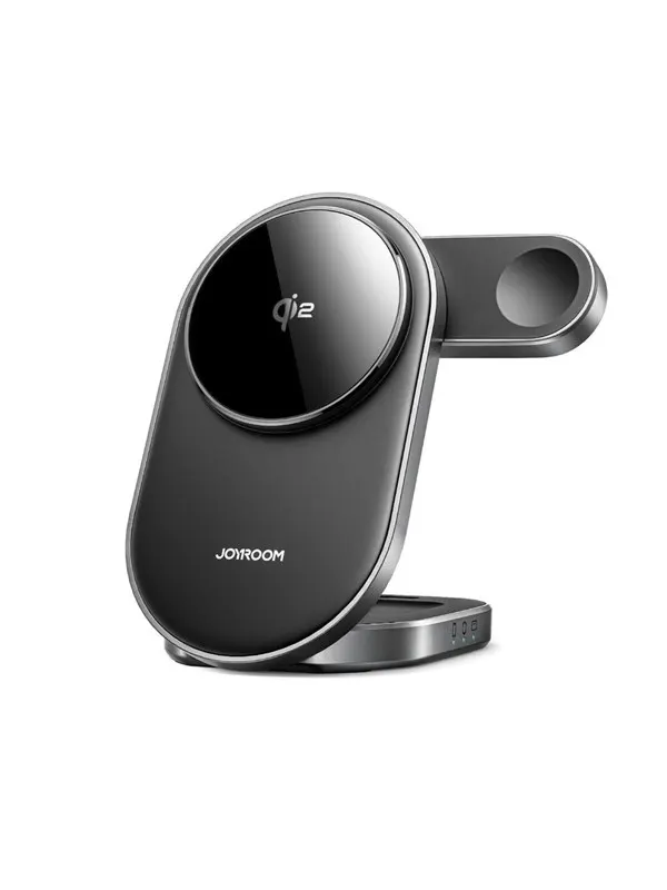Joyroom JR-W17 Qi 3-in-1 Wireless Inductive Charger - Black
