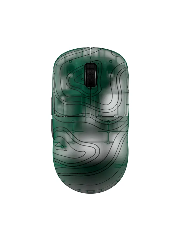 Pulsar X2 CRAZYLIGHT Mini Wireless - RandomFrankP Limited Edition - Gamingmus - Optic - 5 knappar - Grön