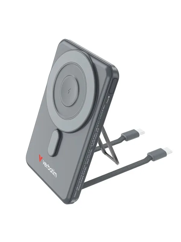 Verbatim Charge 'n' Go 2C Power Bank Magnetic Wireless 5000