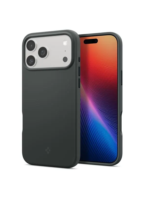 Spigen Silicone Fit MagSafe - abyss green - iPhone 17 Pro Max