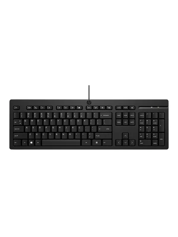 HP 125 Wired Keyboard Nordic (AY2Y7AA) - Tangentbord - Dansk - Svart