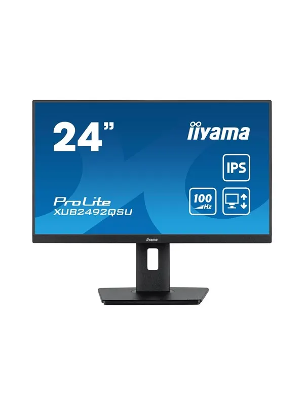 24" iiyama ProLite XUB2492QSU-B1 - 2560x1440 (QHD) - 100Hz - IPS