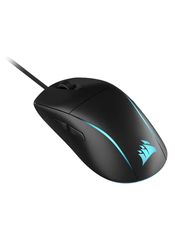 Corsair M75 Lightweight RGB - Gamingmus - Optic - 6 knappar - Svart med RGB ljus
