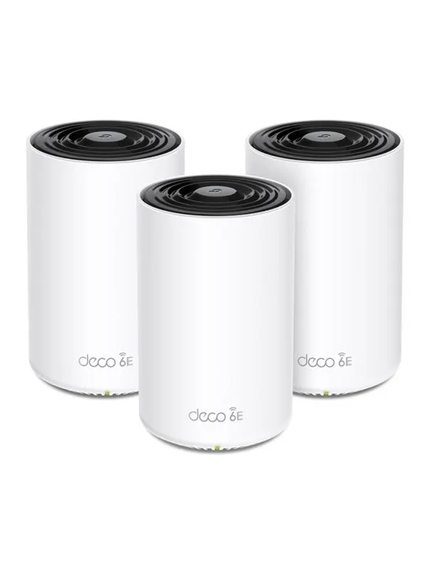 TP-Link Deco XE75 Pro AXE5400 Tri-Band Mesh WiFi 6E System (3-Pack) - Mesh router 802.11a/b/g/n/ac/ax (Wi-Fi 6E)