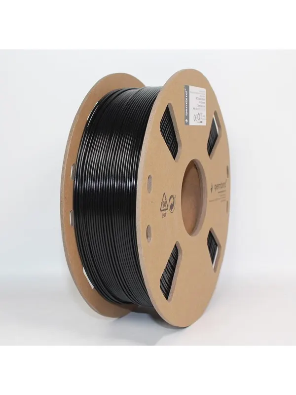 Gembird PETG (PET, PETT) filament - Svart - 1.75mm ø - 1 kg