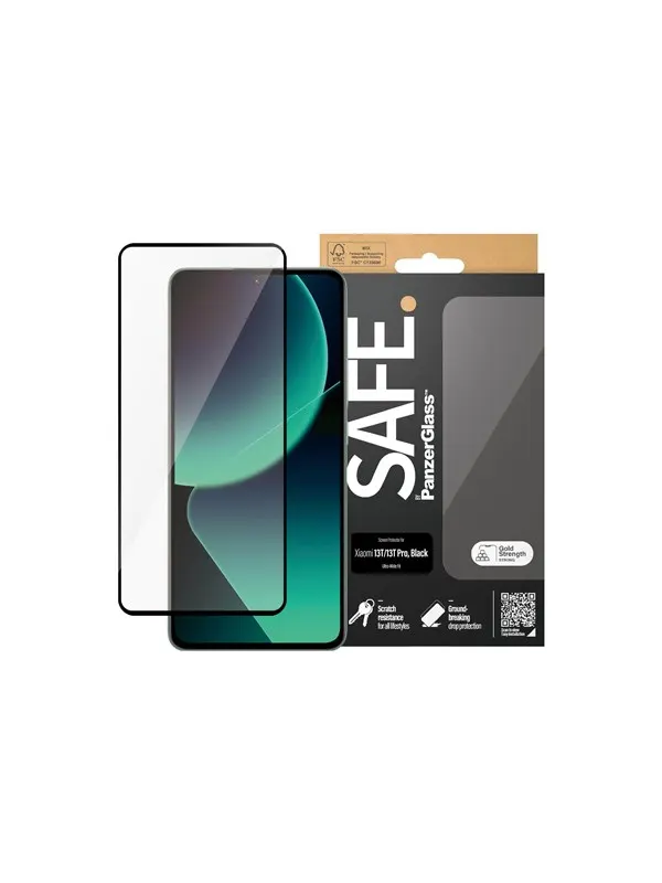 SAFE by PanzerGlass Screen Protector Xiaomi 17T Pro | Ultra-Wide Fit
