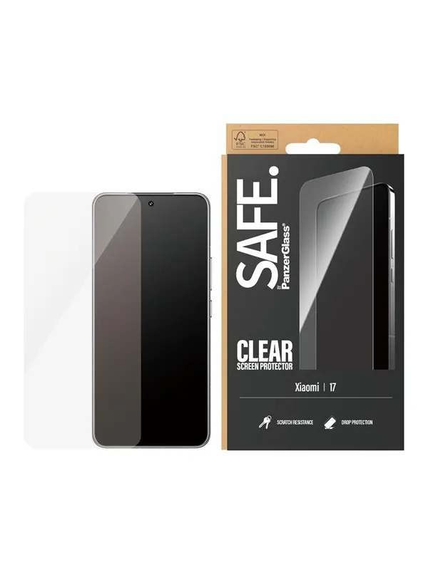 SAFE by PanzerGlass Screen Protector Xiaomi 17 | Ultra-Wide Fit