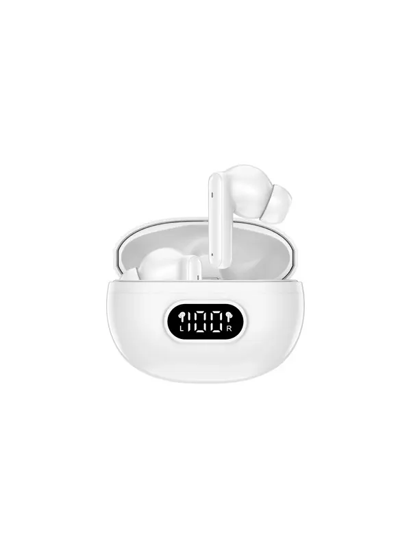 DENVER True wireless earbuds with charging case & handsfree function with ENC (4 mics) - TWE-357