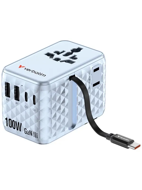 Verbatim - Charge 'n' Travel 100W Universal Travel