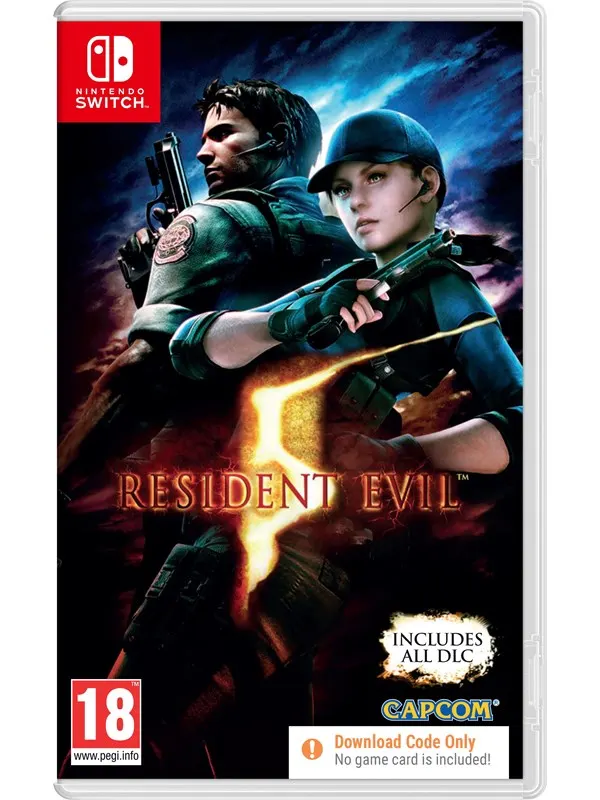 Resident Evil 5 (Code in a Box) - Nintendo Switch - Skräck
