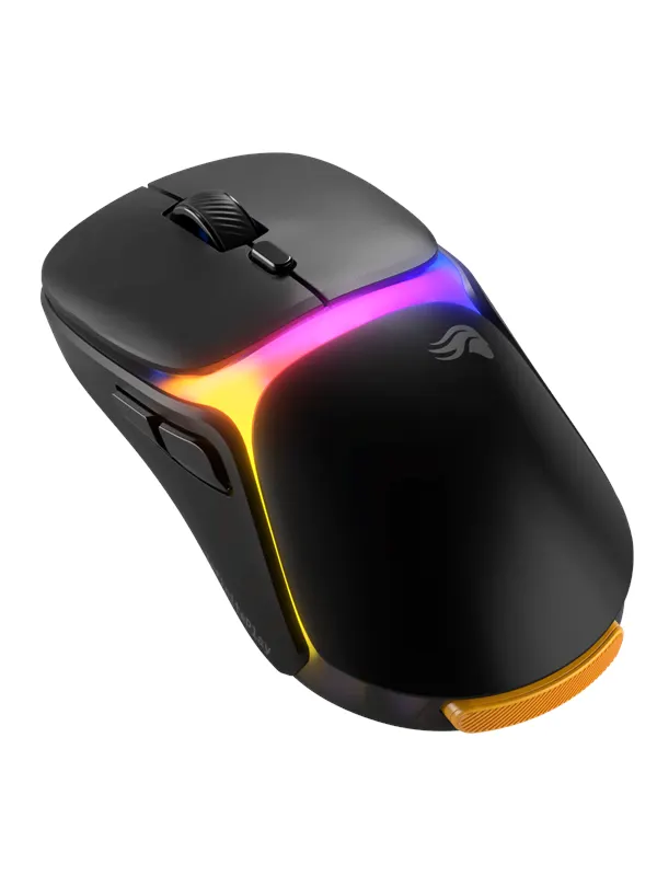 Glorious Model O3 Wireless - Black - Gamingmus - Optic - 6 knappar - Svart