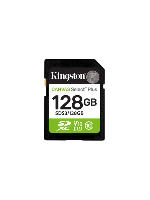 Kingston Canvas Select Plus Gen3 SDXC - 150MB/s - 128GB