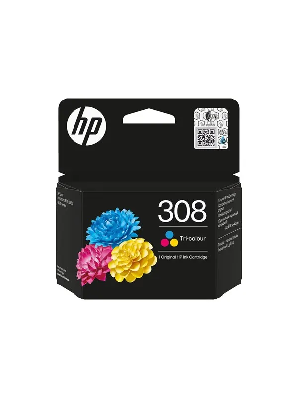 HP 308 / 7FP20UE Tri-Color (Cyan Magenta Yellow) Ink