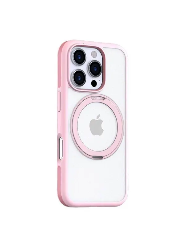 Torras Ostand R Fusion Case for iPhone 16 ProMax (Pink)