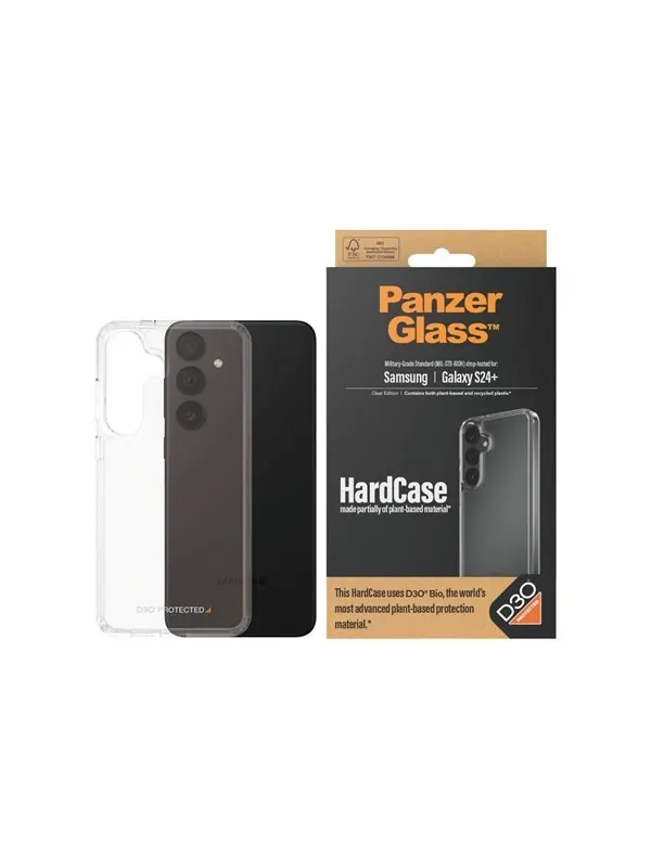 PanzerGlass HardCase w. D3O® Samsung Galaxy S24 Plus | Transparent