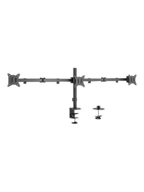 Gembird Monitor Arm Pole - Adjustable desk arm 3-display 17"-27"