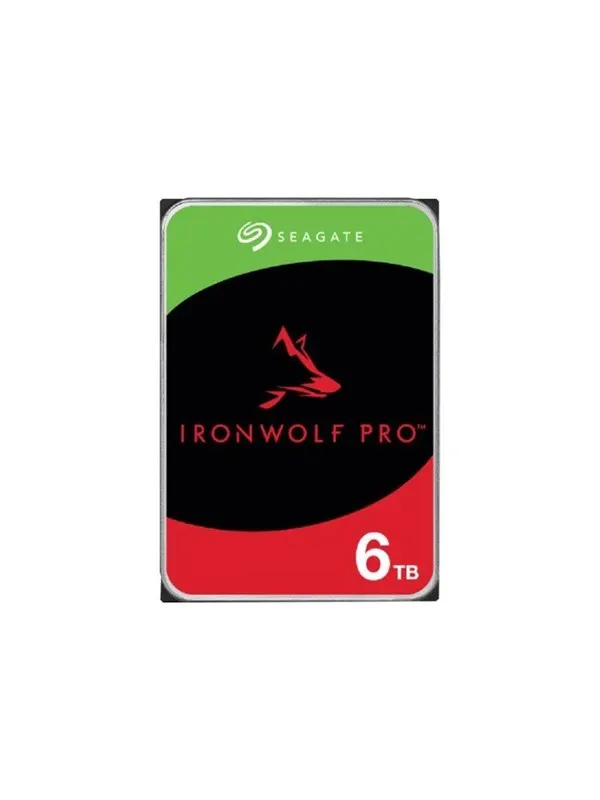 Seagate IronWolf Pro - 6TB - Hårddisk - ST6000NT001 - SATA-600 - 3,5"