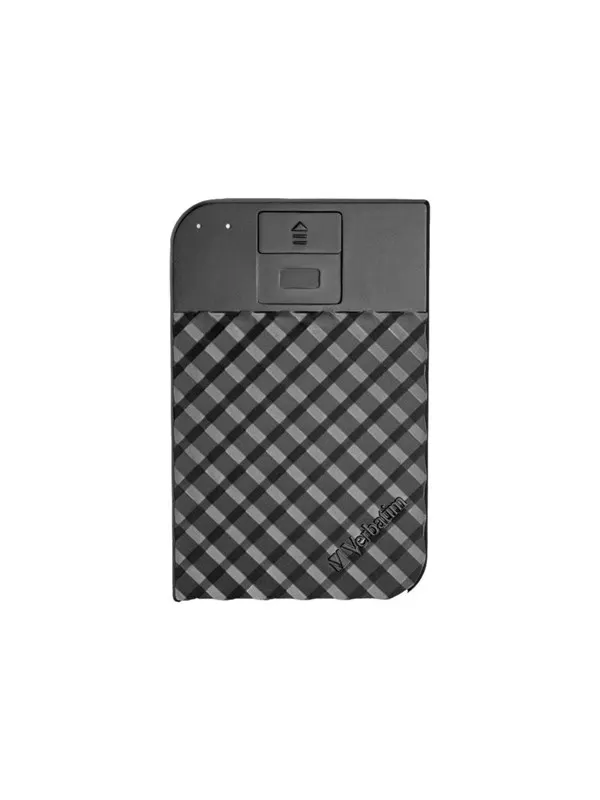 Verbatim Fingerprint Secure - Extern Hårddisk - 2TB - Svart