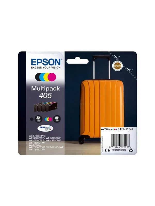 Epson 405 / C13T05G64010 4-Pack Black Yellow Cyan Magenta