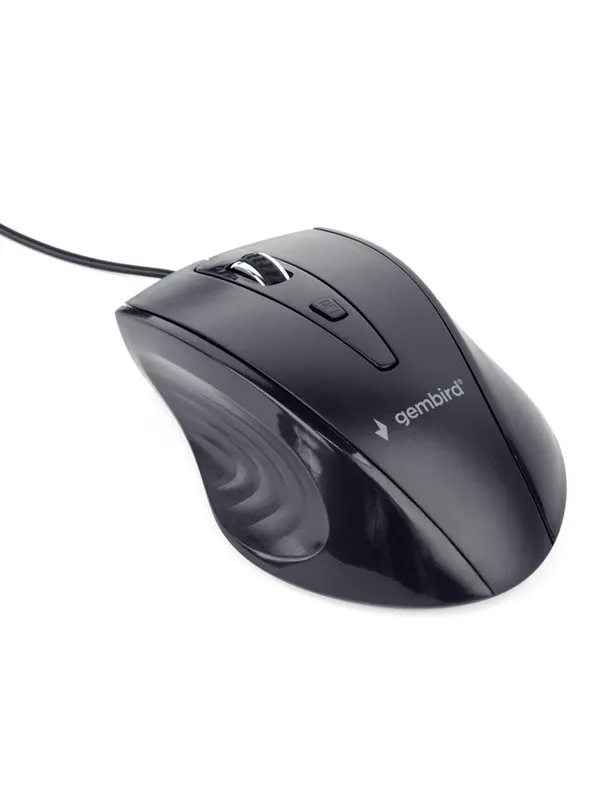 Gembird Wired optical mouse 4B-02 - Mouse - Optic - 4 knappar - Svart