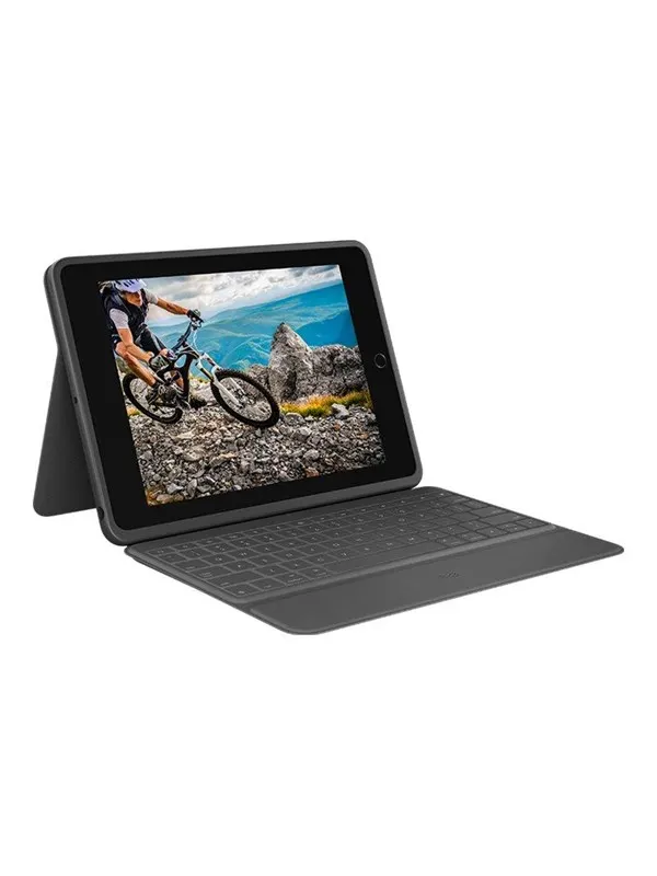 Logitech Rugged Folio - Nordic - Tastatur &amp; Folio set - Nordisk - Svart