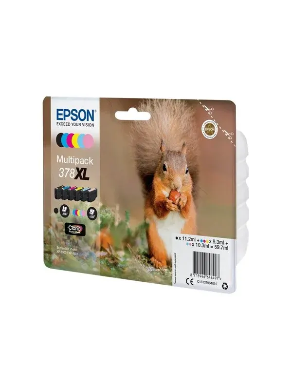 Epson 378XL Multipack - 6-pack Black - Black/Yellow/Cyan/Magenta/Light Magenta/light Cyan
