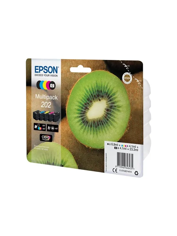 Epson 202 Multipack (Black Yellow Cyan Magenta Photo Black) Ink