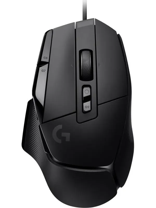 Logitech G G502 X + G240 mouse - Gamingmus - 9 knappar - Svart