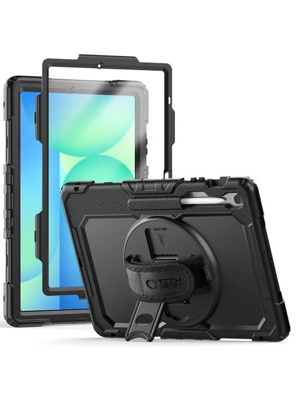 Tech-Protect Solid Case for Samsung Galaxy Tab S10 FE+ - Black