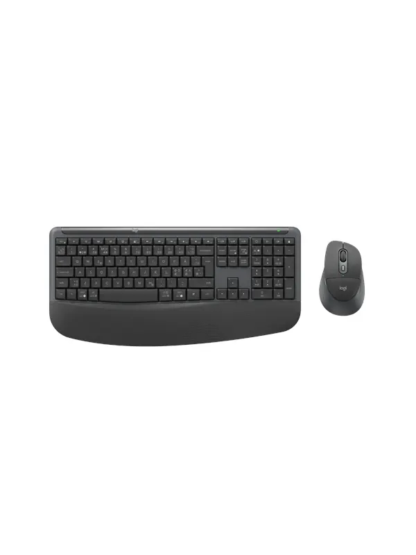 Logitech Signature Comfort Plus Combo MK880 for Business (Graphite) - Tastatur & Mus set - Nordisk - Grå