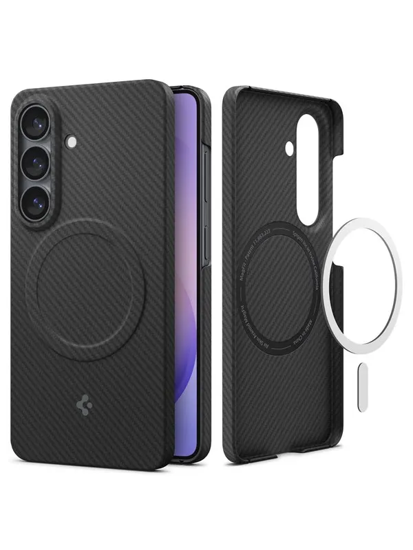 Spigen Air Skin Aramid MagSafe - black - Samsung Galaxy S26