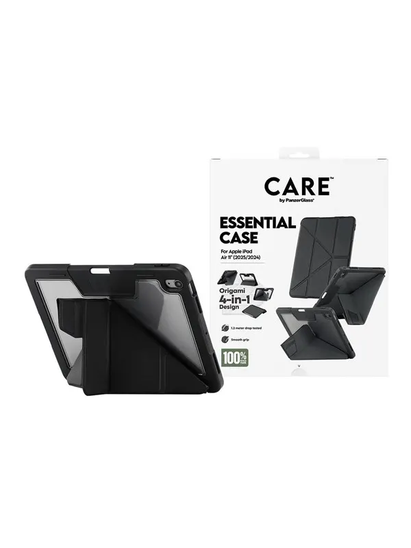 CARE by PanzerGlass Essential Case Black iPad Air 11" (2024-2026)