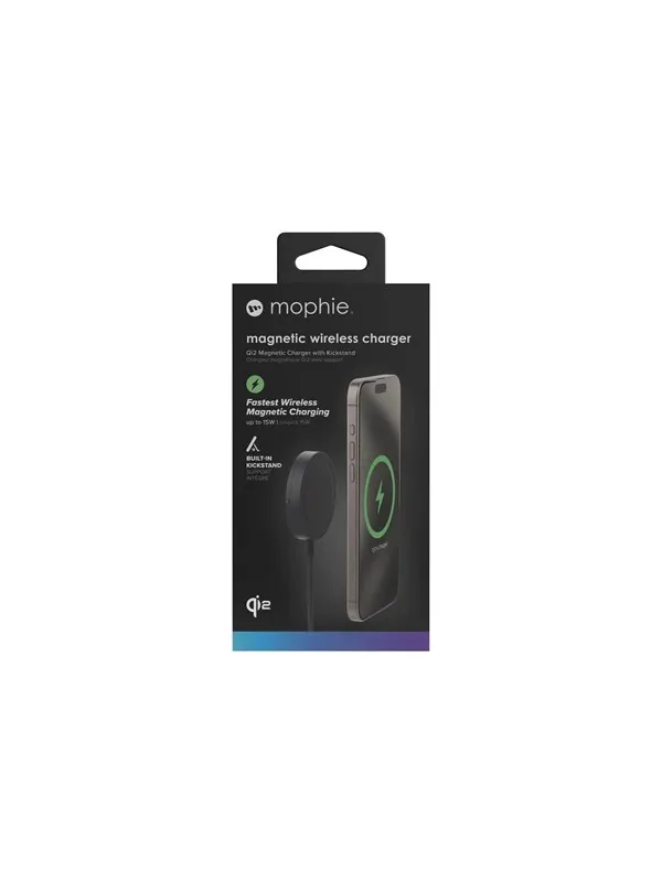 Mophie Qi2 Magnetic Wireless Charger - Black