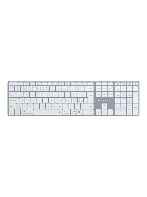 Hyper ® Space Next Bluetooth Wireless - Tangentbord - Nordisk - Grå