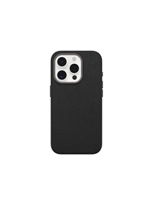 OtterBox Symmetry Cactus Leather Apple 15 iPhone Pro Noir Ash - black