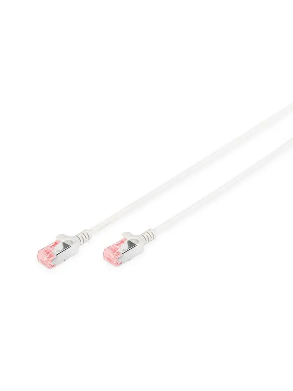 DIGITUS CAT 6 U-FTP Slim Patch Cord - 10m - Grå - 10m