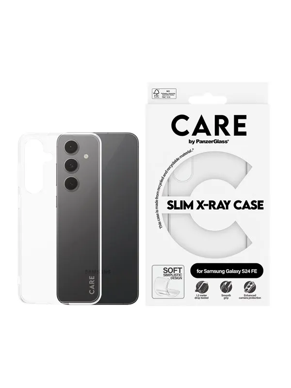 CARE by PanzerGlass Fashionable Case Transparent X-Ray Soft Basic Samsung Galaxy S24 FE
