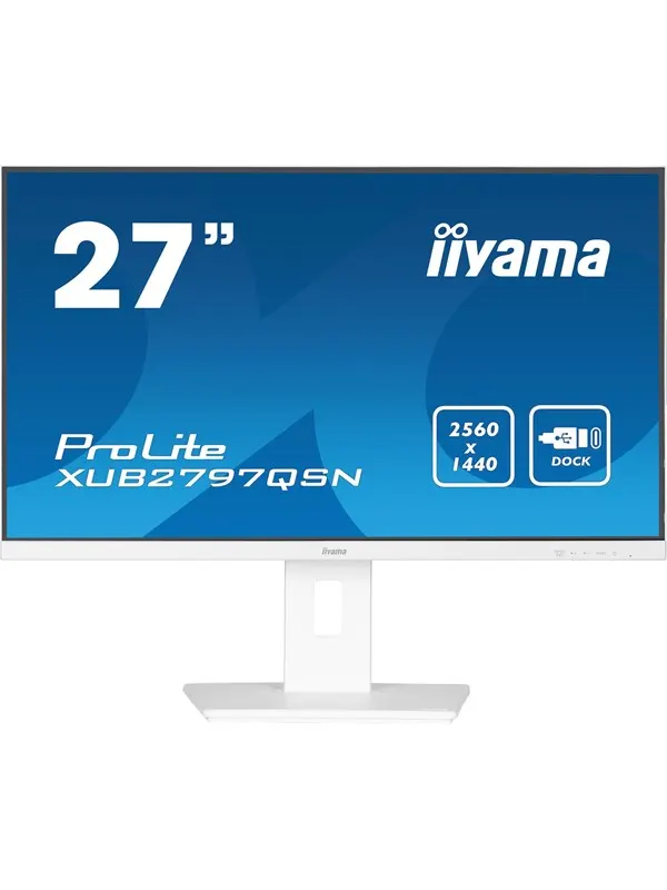 27" iiyama ProLite XUB2797QSN-W2 - 2560x1440 - 100Hz - IPS - 65W USB-C