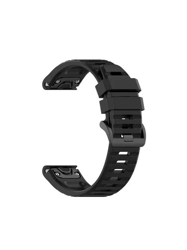 FIXED Silikonrem för Garmin QuickFit 26mm Svart